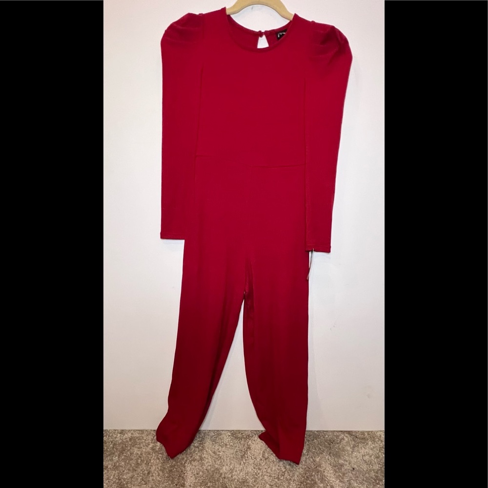 Girls onesies jumpers set of two red and polka dot size 7/8